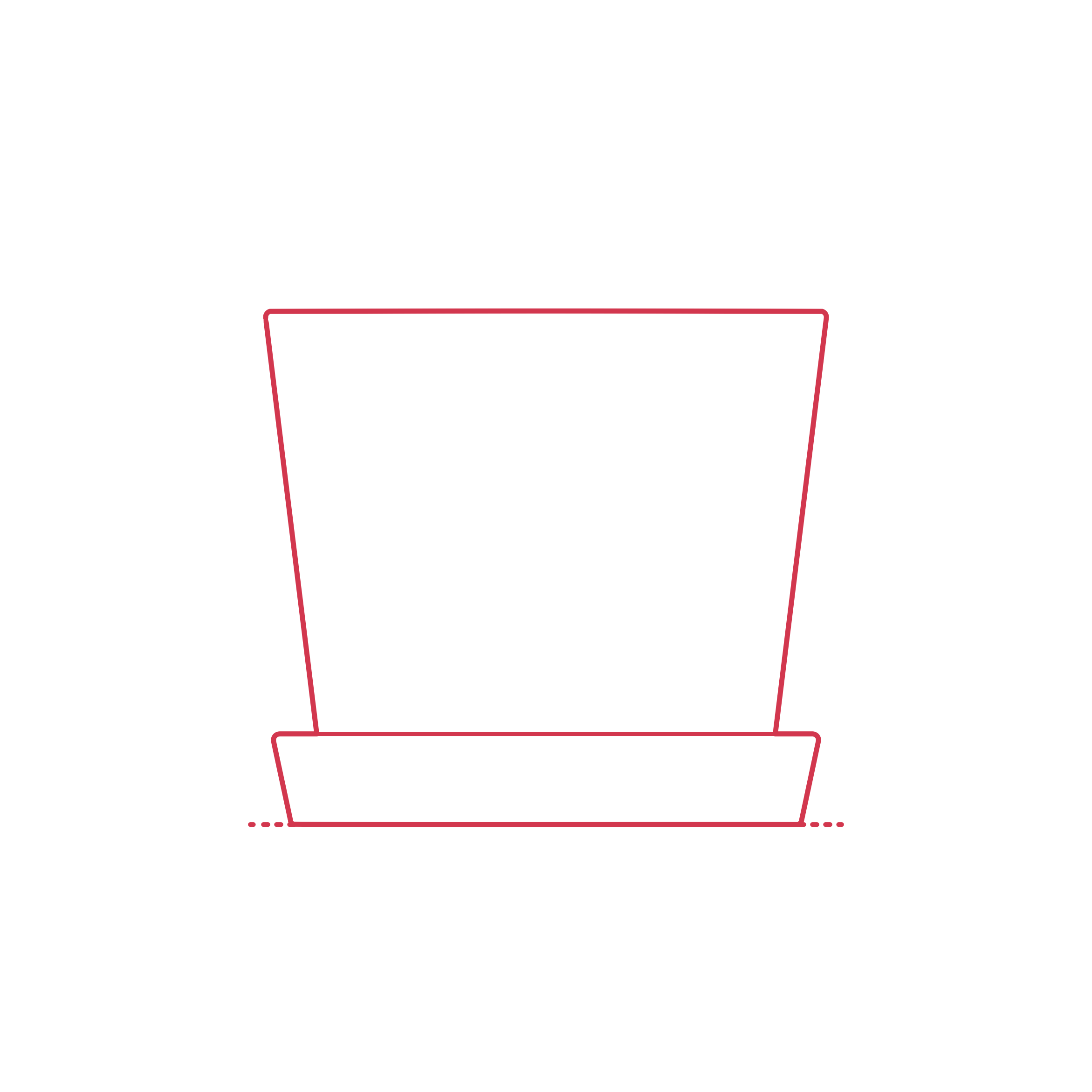 Objects Plant Pots Ikea Smulgubbe Plant Pot Saucer Small Tracing Svg Vector Free Vectors